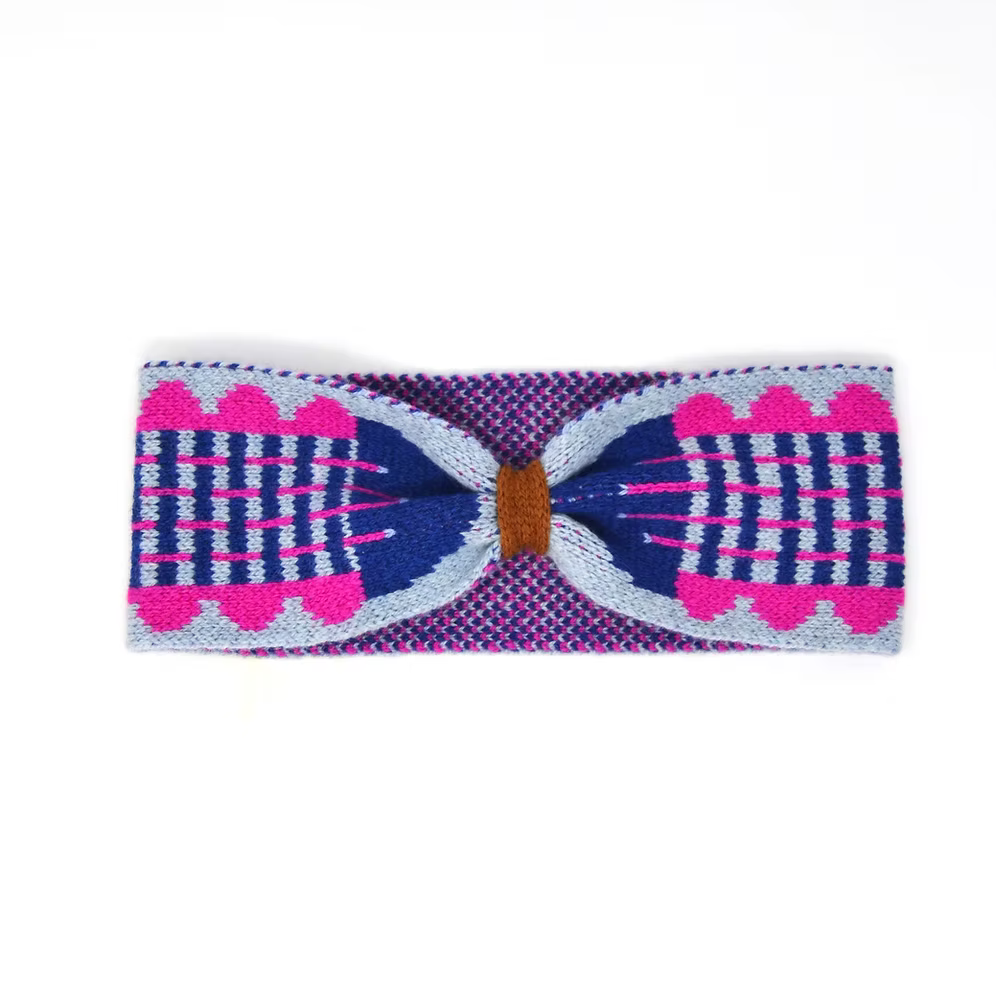 Flora Headband - Pink & Blue
