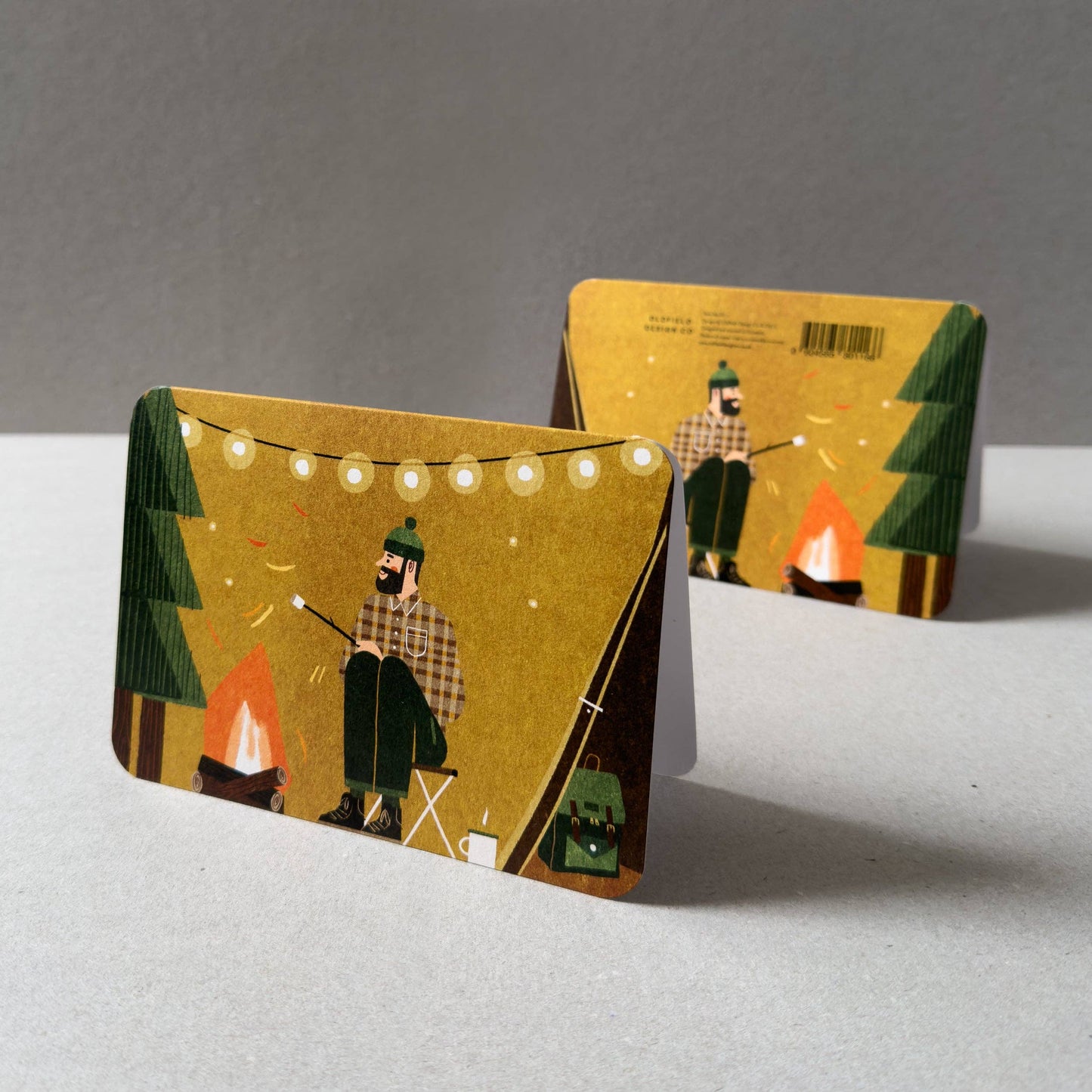 Yellow Tent Card