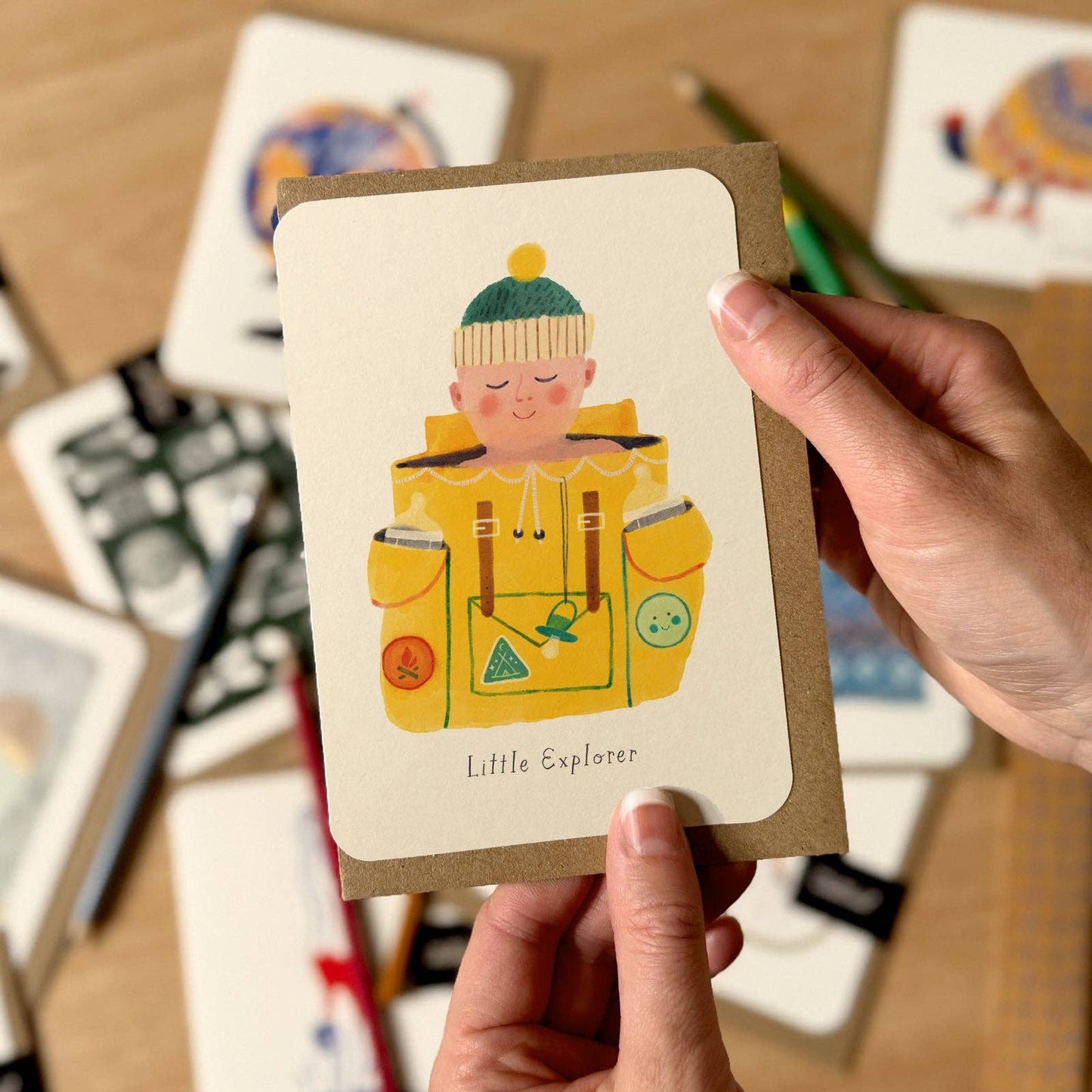 Little Explorer Greetings Card