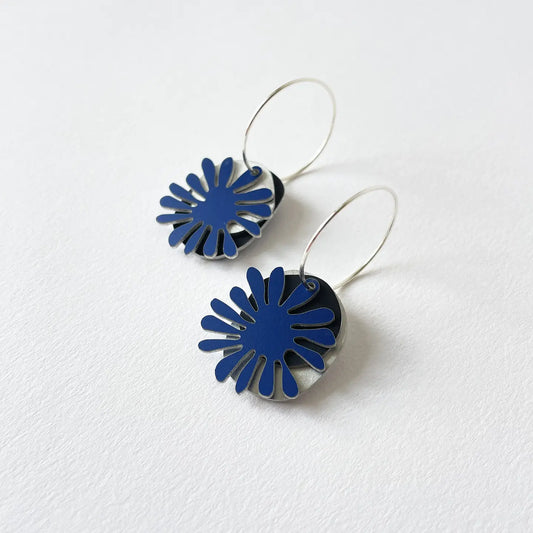Flotsam Earrings Cobalt