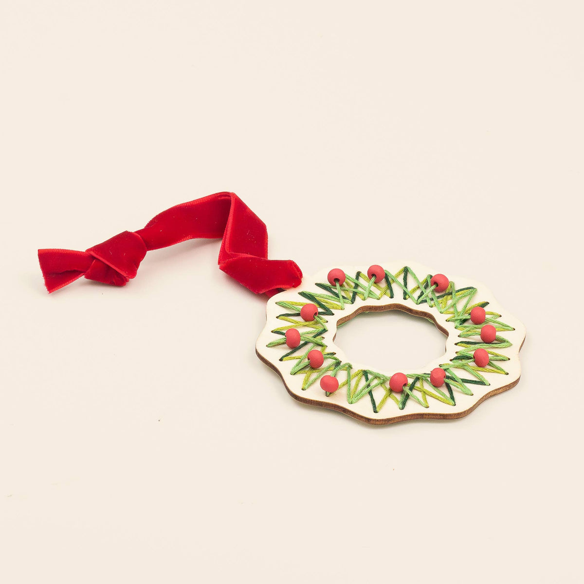 Stitched Wreath Decoration