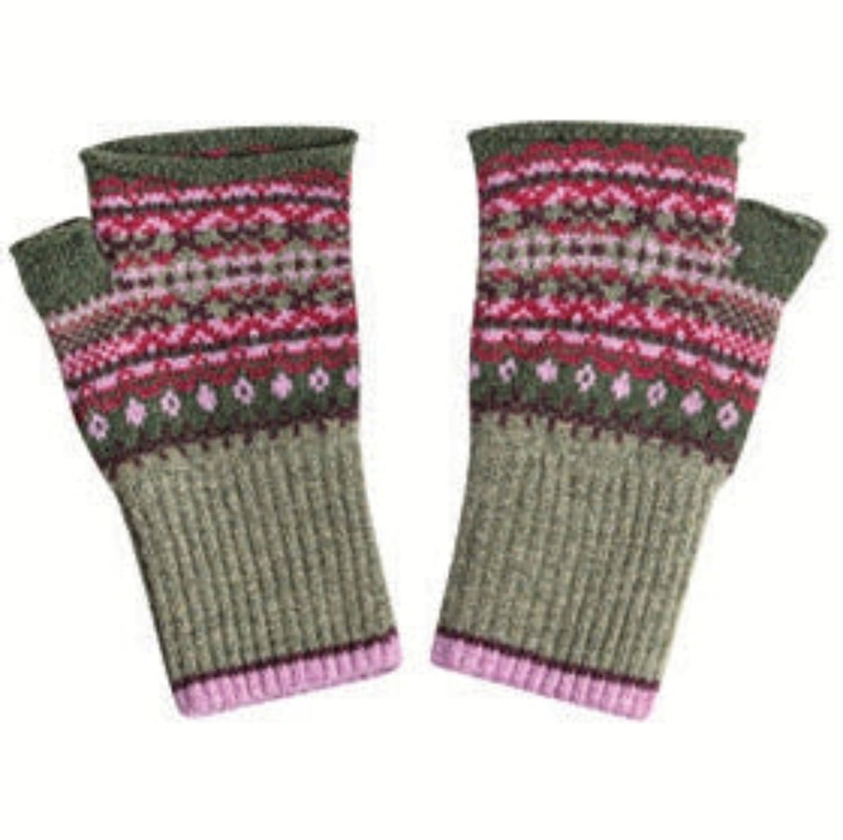 Alloa Open Mitt - Tyrian-Thistle