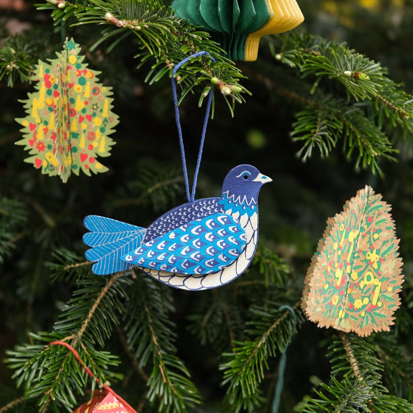 Dove Screen-Printed Decoration