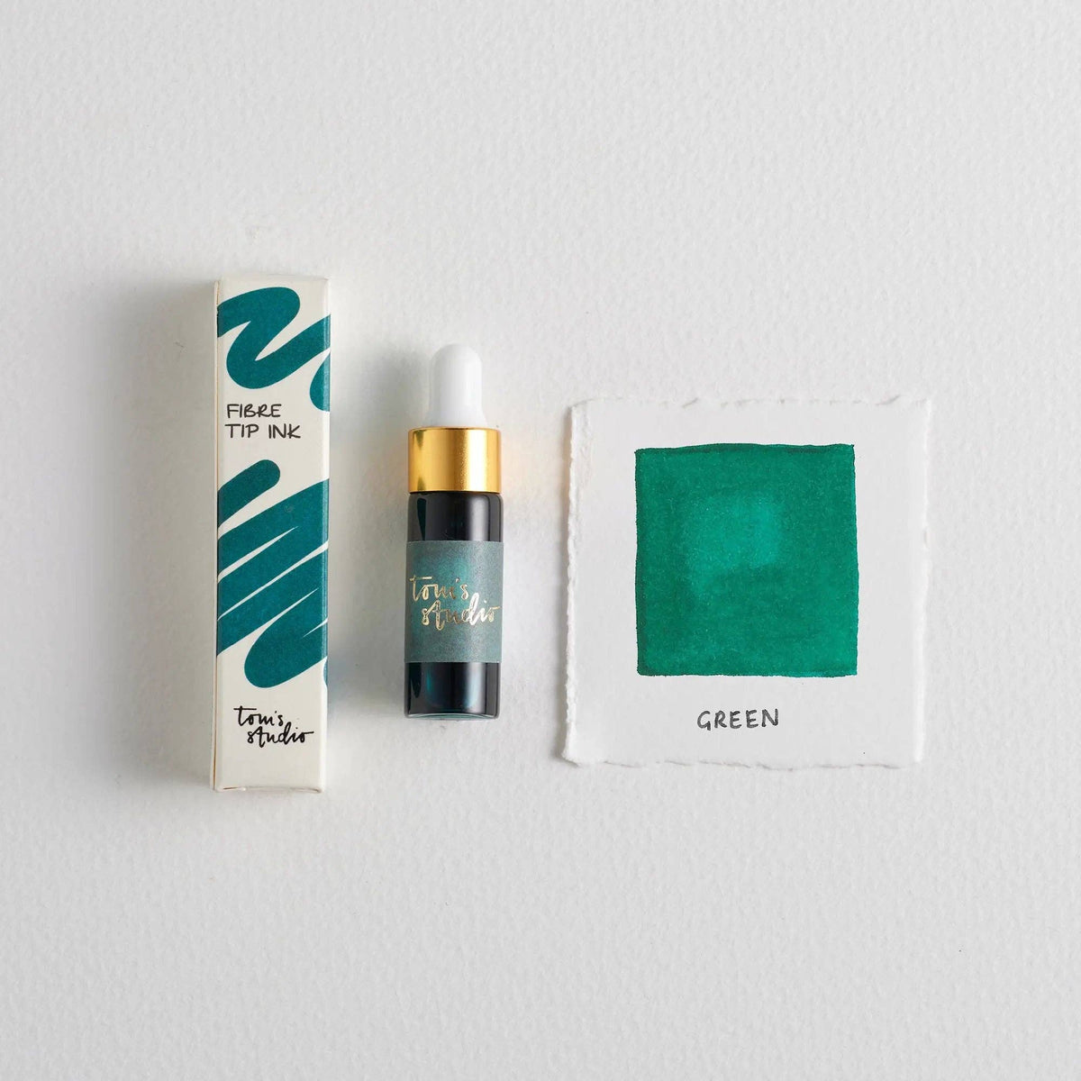 Fibre Tip Mini Ink (5ml): Green