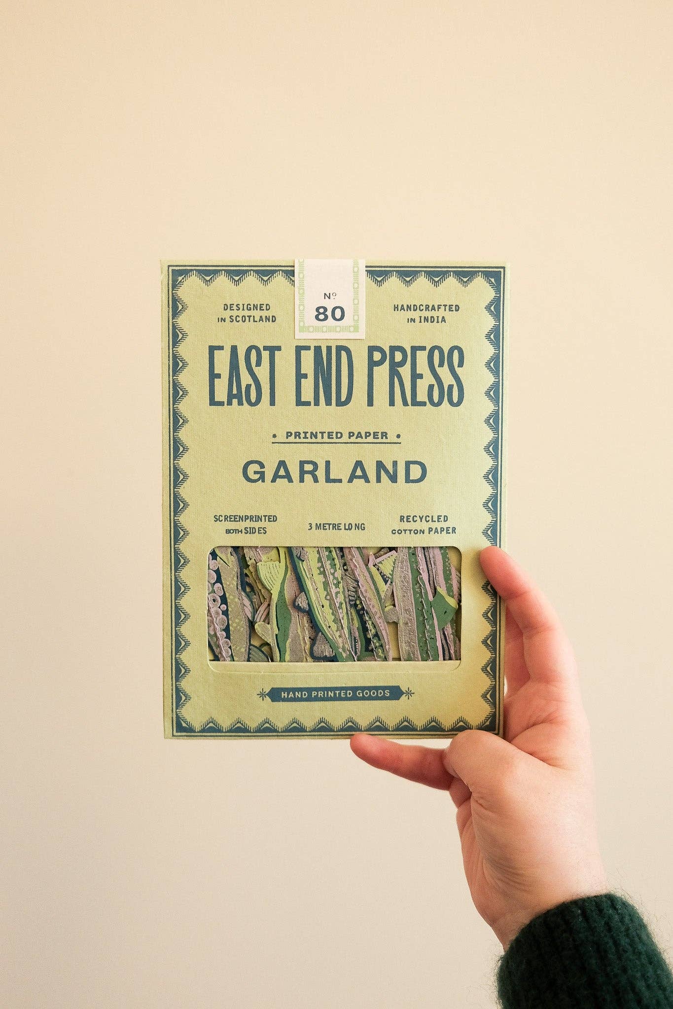 Tasty Anchovies Sewn Garland