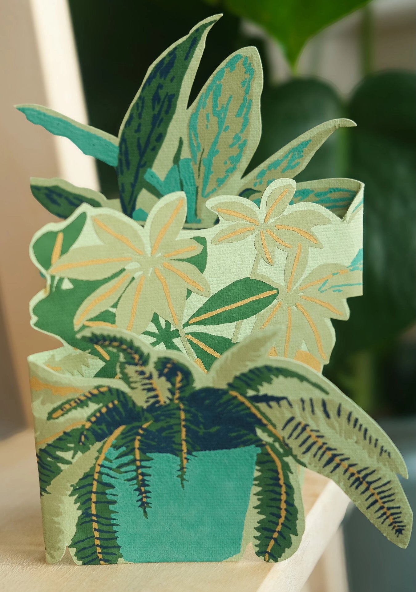 Plant Pot Greeting Card (Small)