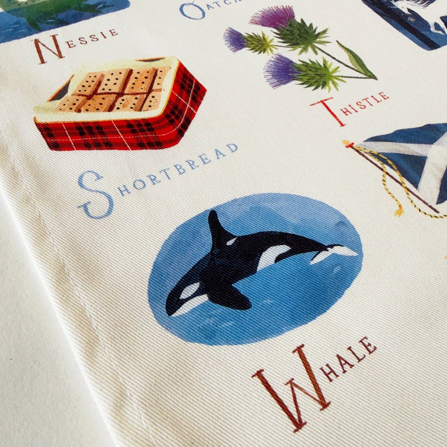 A-Z Scotland Tea Towel