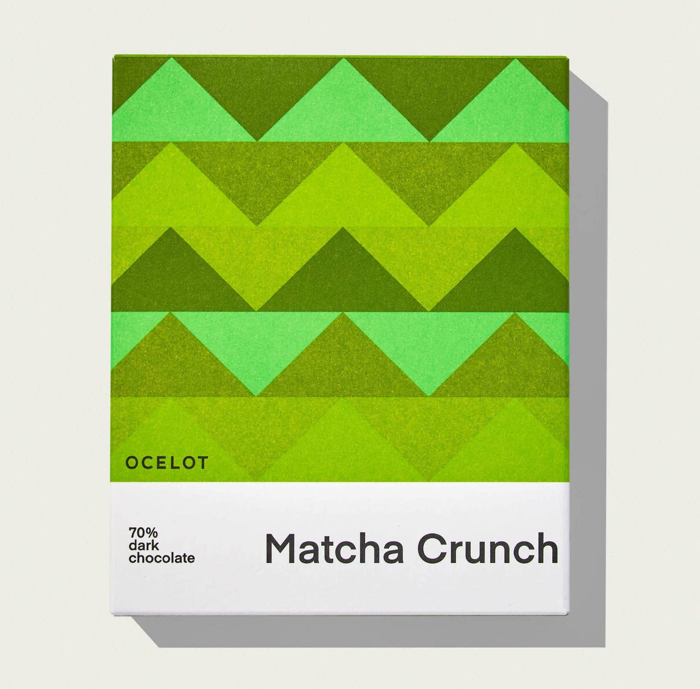 Matcha Crunch - Organic 70% dark chocolate bar, 70g