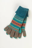 Alpine Rib Cuff Gloves - Emerald