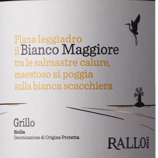 Rallo Azienda Agricola, Bianco Maggiore, Grillo, DOC Sicilia, Italy, 2024