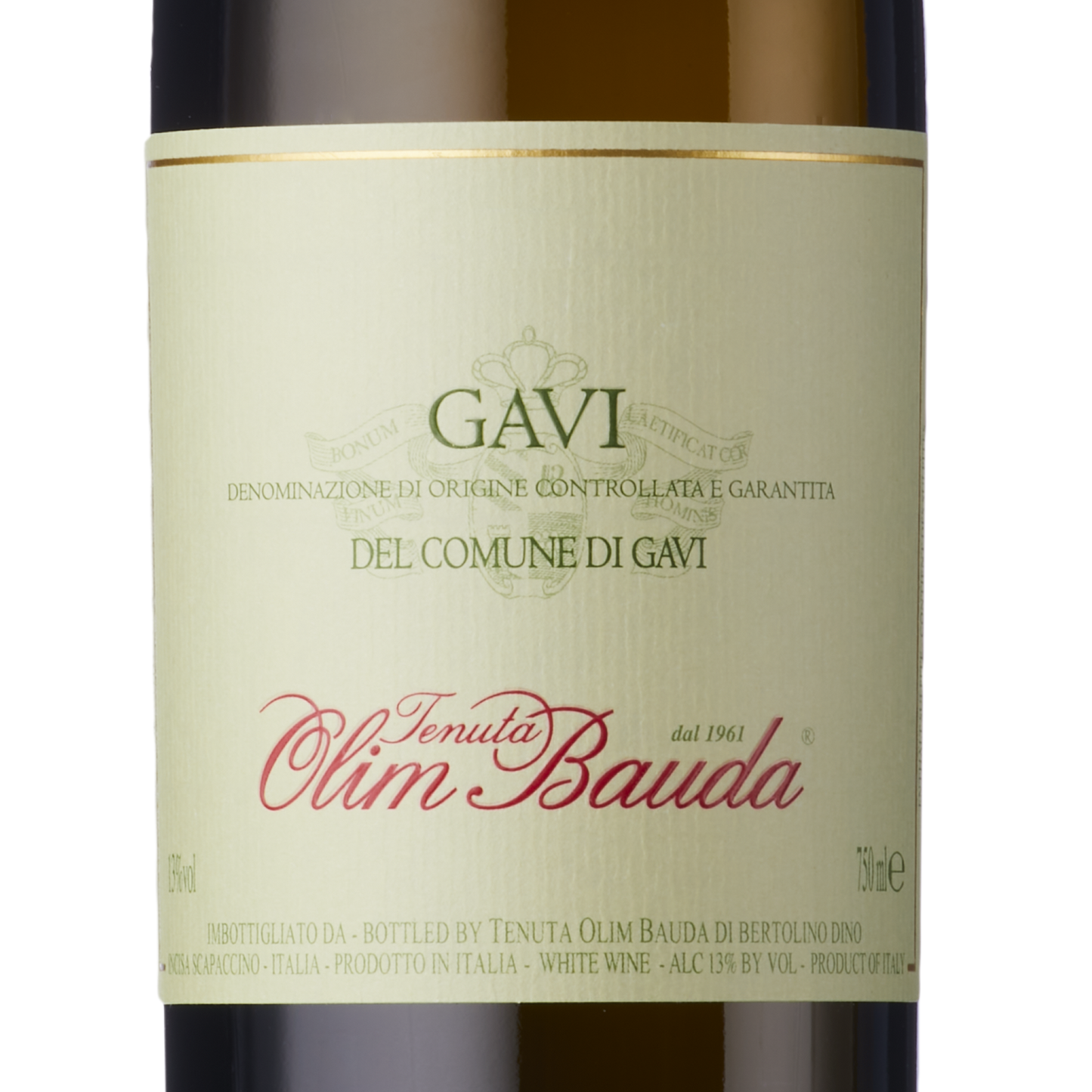 Gavi del Comune di Gavi, DOCG, Tenuta Olim Bauda, Piedmont, Italy