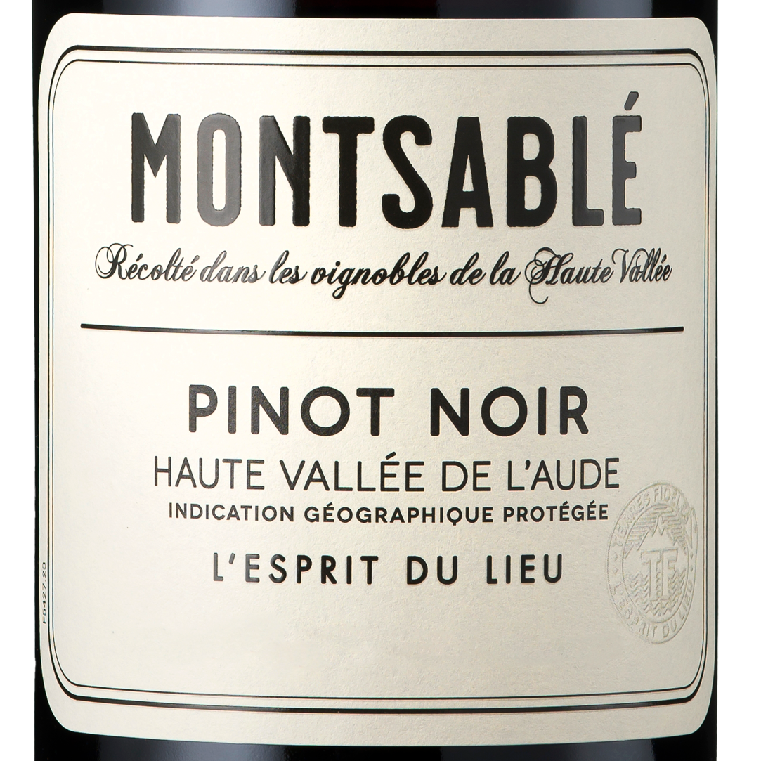 Montsablé, Pinot Noir, IGP Haute Vallée de L'Aude, Limoux, France, 2023