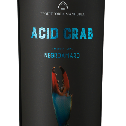 Produttori Di Manduria, Acid Crab Negroamaro, IGT, Puglia, Italy, 2023