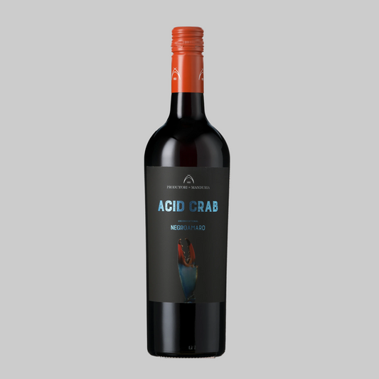 Produttori Di Manduria, Acid Crab Negroamaro, IGT, Puglia, Italy, 2023