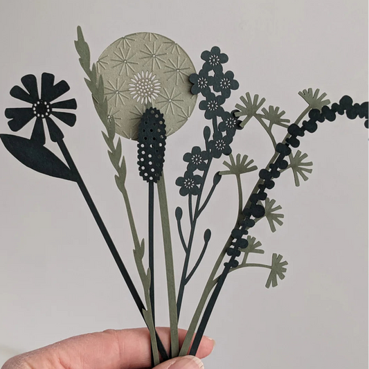 Blue and Green Posy