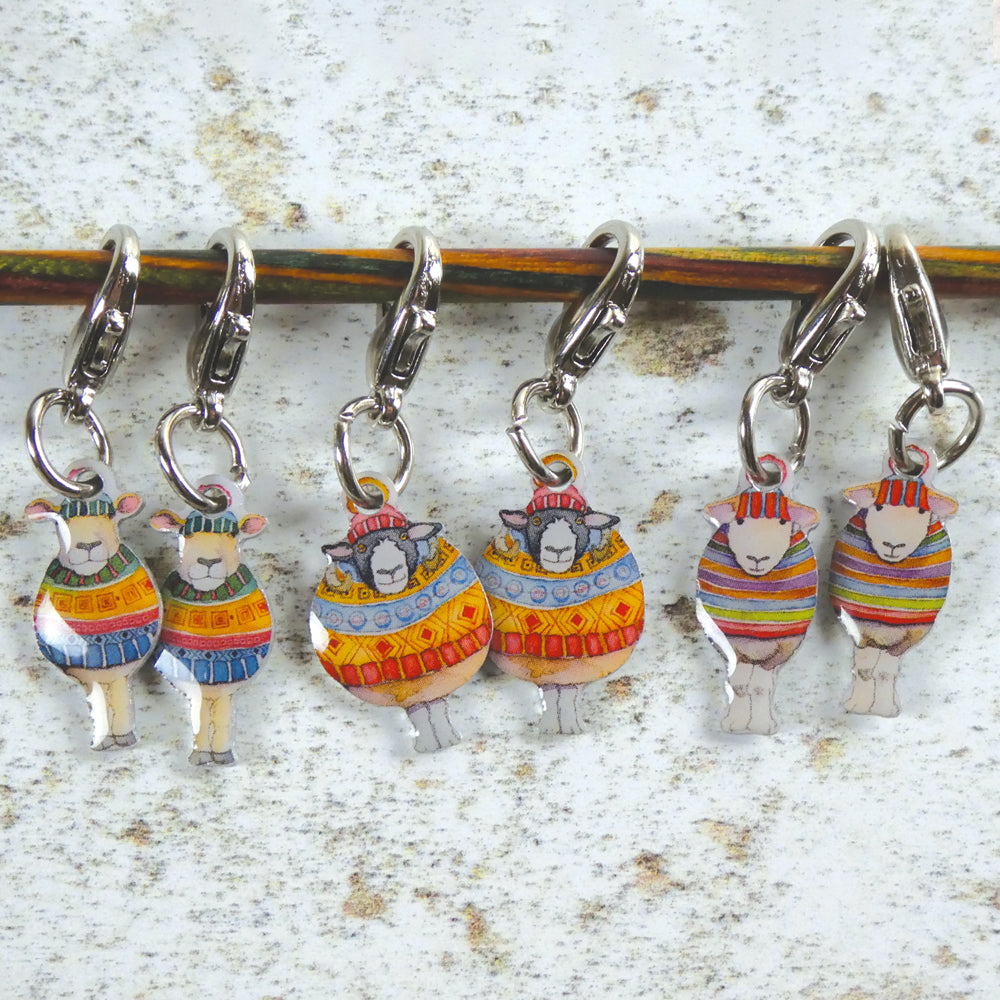 Sheep Crochet Markers