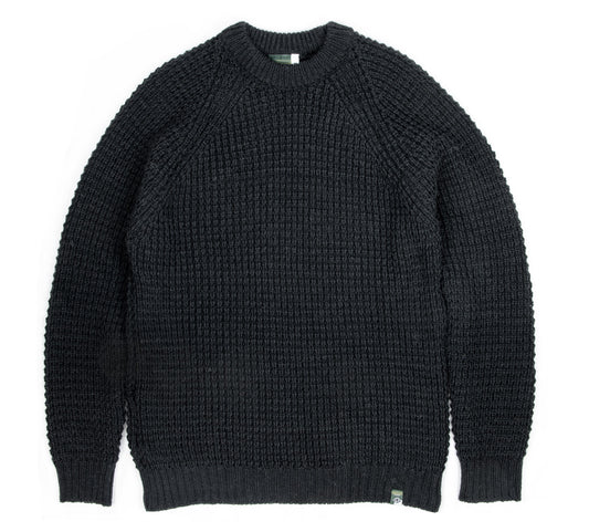 Clapdale Wool Cattlegrid Jumper - Dark Grey