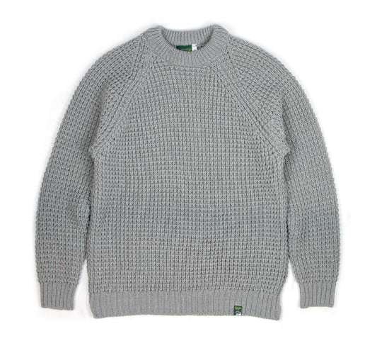 Clapdale Wool Cattlegrid Jumper - Silver