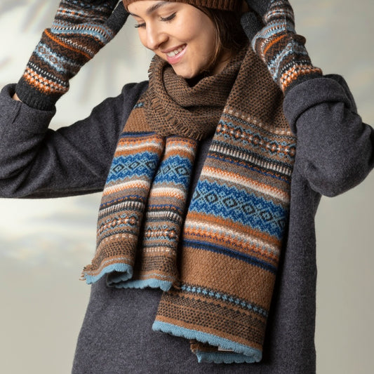 Alpine Fairisle Scarf - Winter