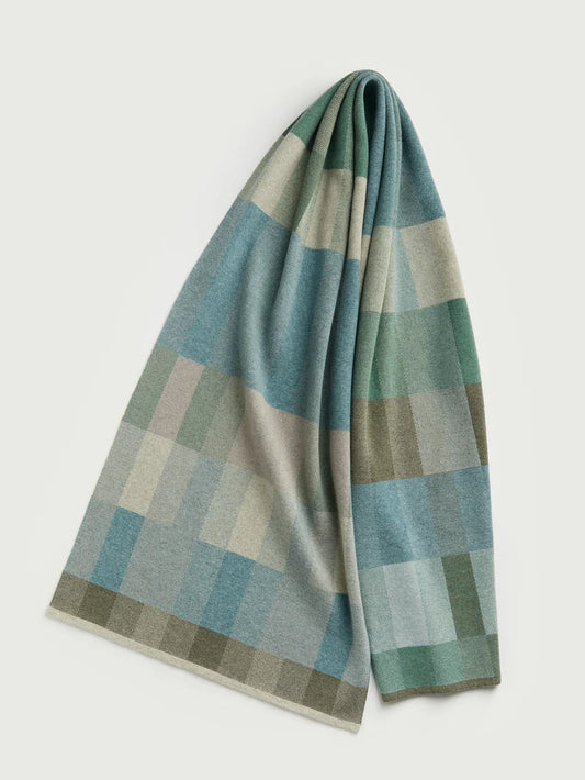 Acre Blanket Scarf - North Sea, Willow, Moss