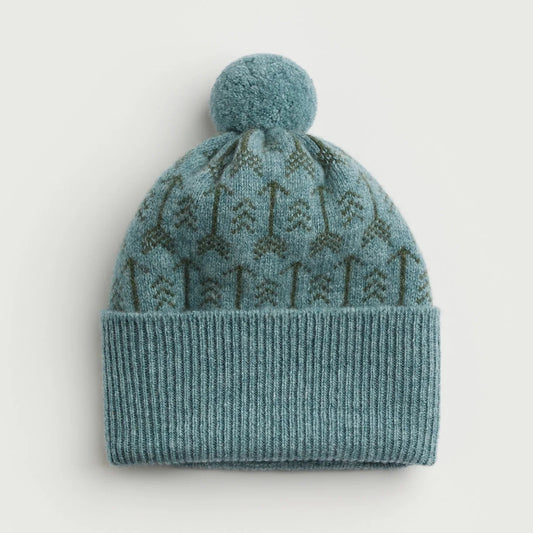 Arrow Pom Hat - North Sea & Pine