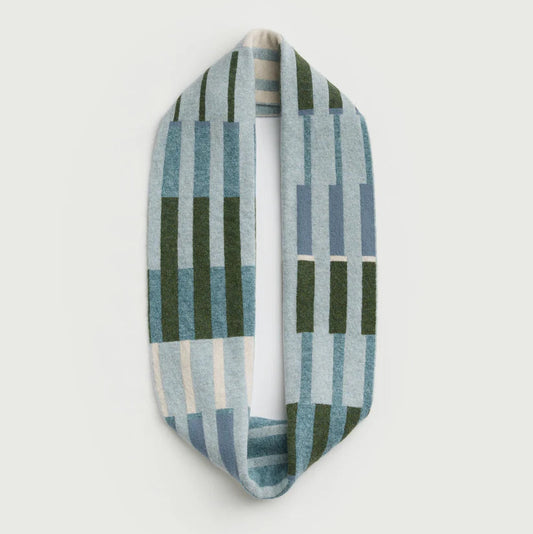 Harbour Circle Scarf - Haar, North Sea, Pine