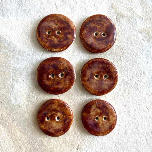 Ceramic Buttons - Fired Clay