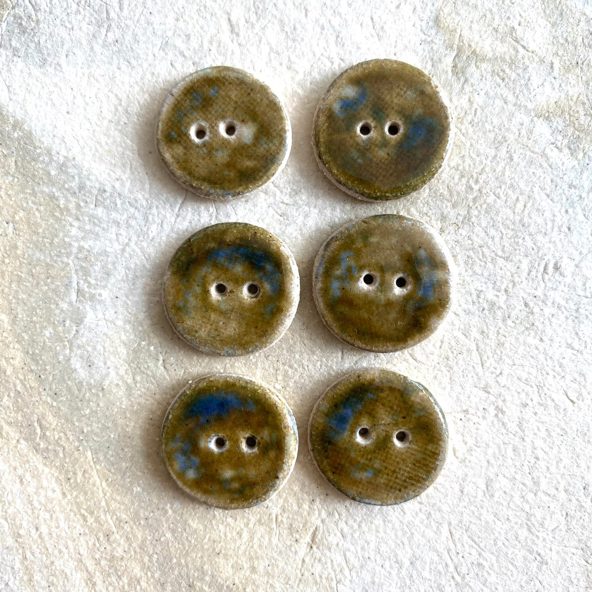 Ceramic Buttons - Serpentine