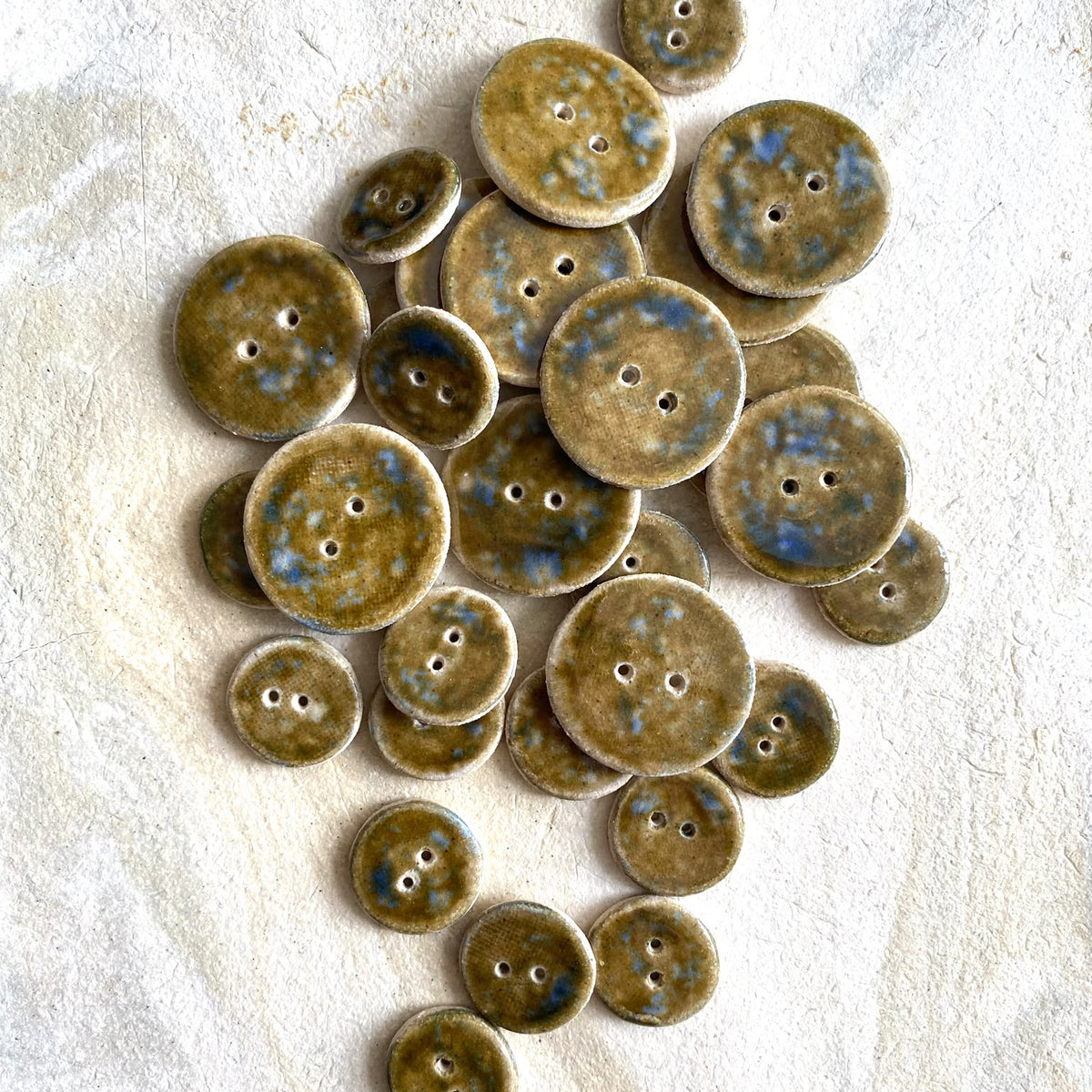 Ceramic Buttons - Serpentine