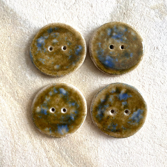 Ceramic Buttons - Serpentine