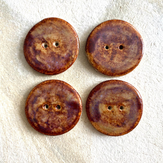 Ceramic Buttons - Fired Clay