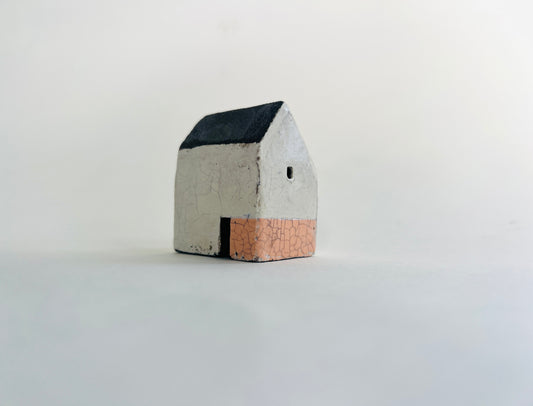 Large Croft House - White & Coral I