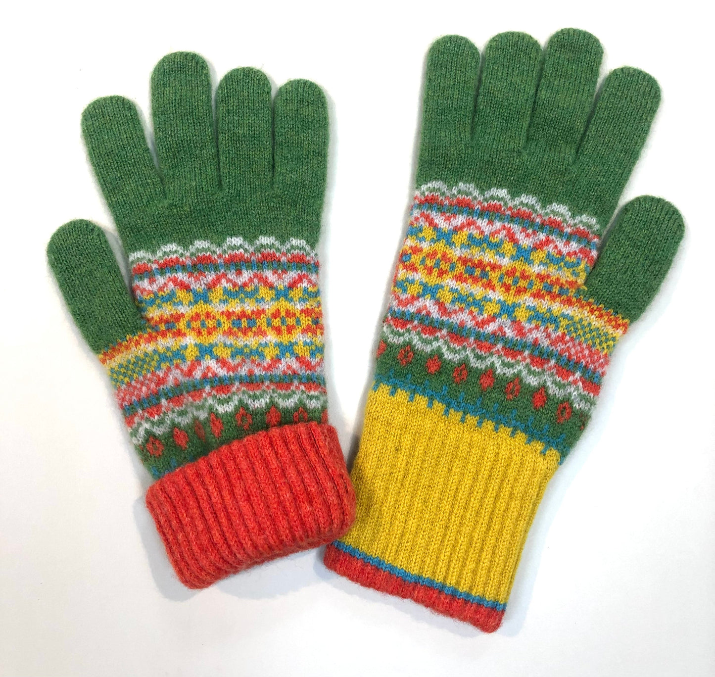 Alloa Gloves - Green Lilli