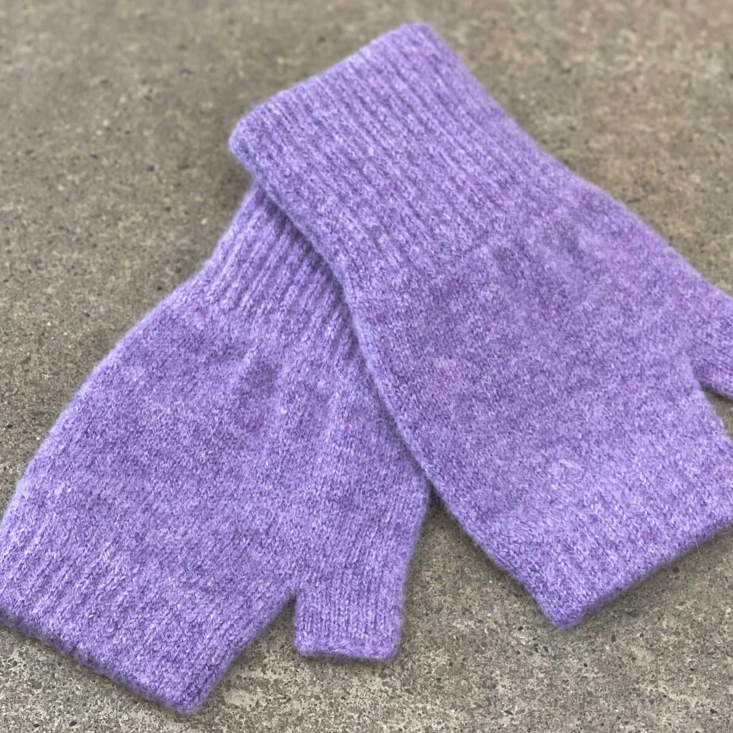 Lambswool Fingerless Mittens
