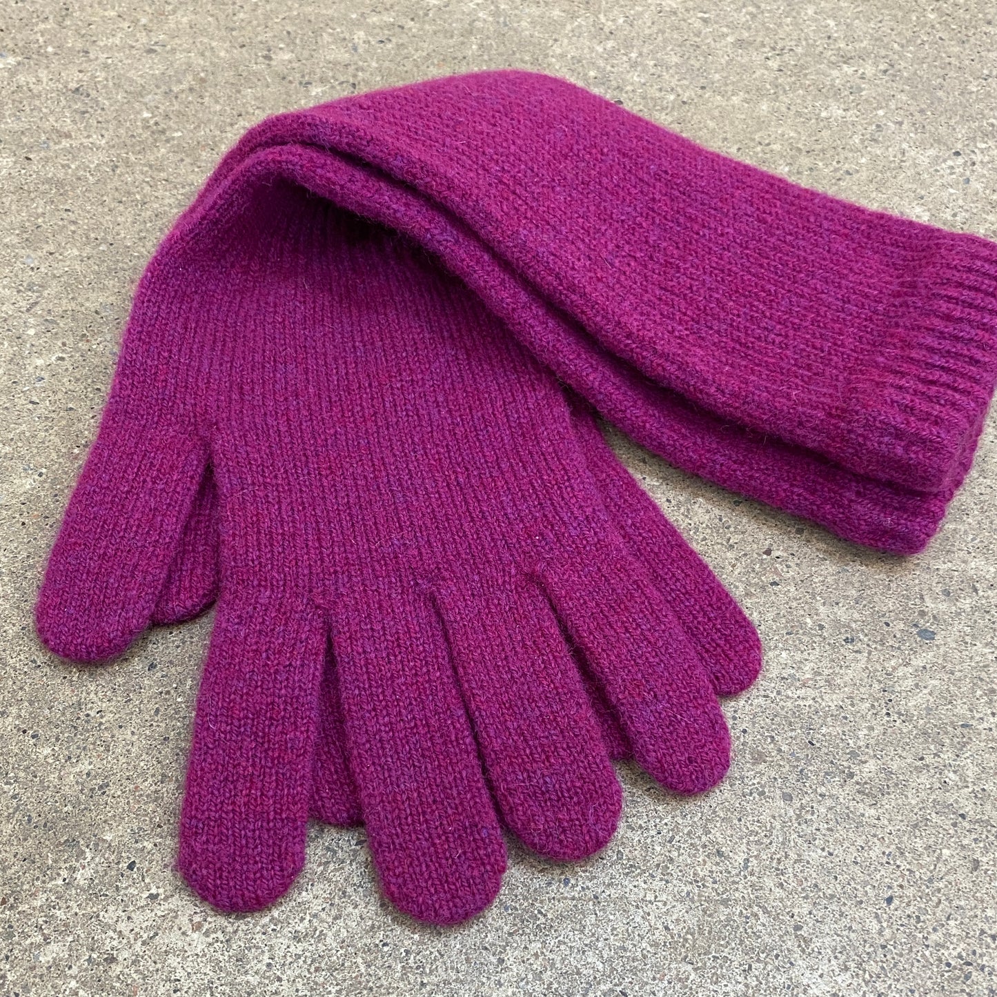 Lambswool Long Gloves