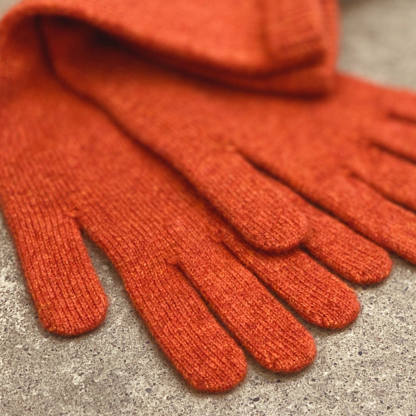 Lambswool Long Gloves