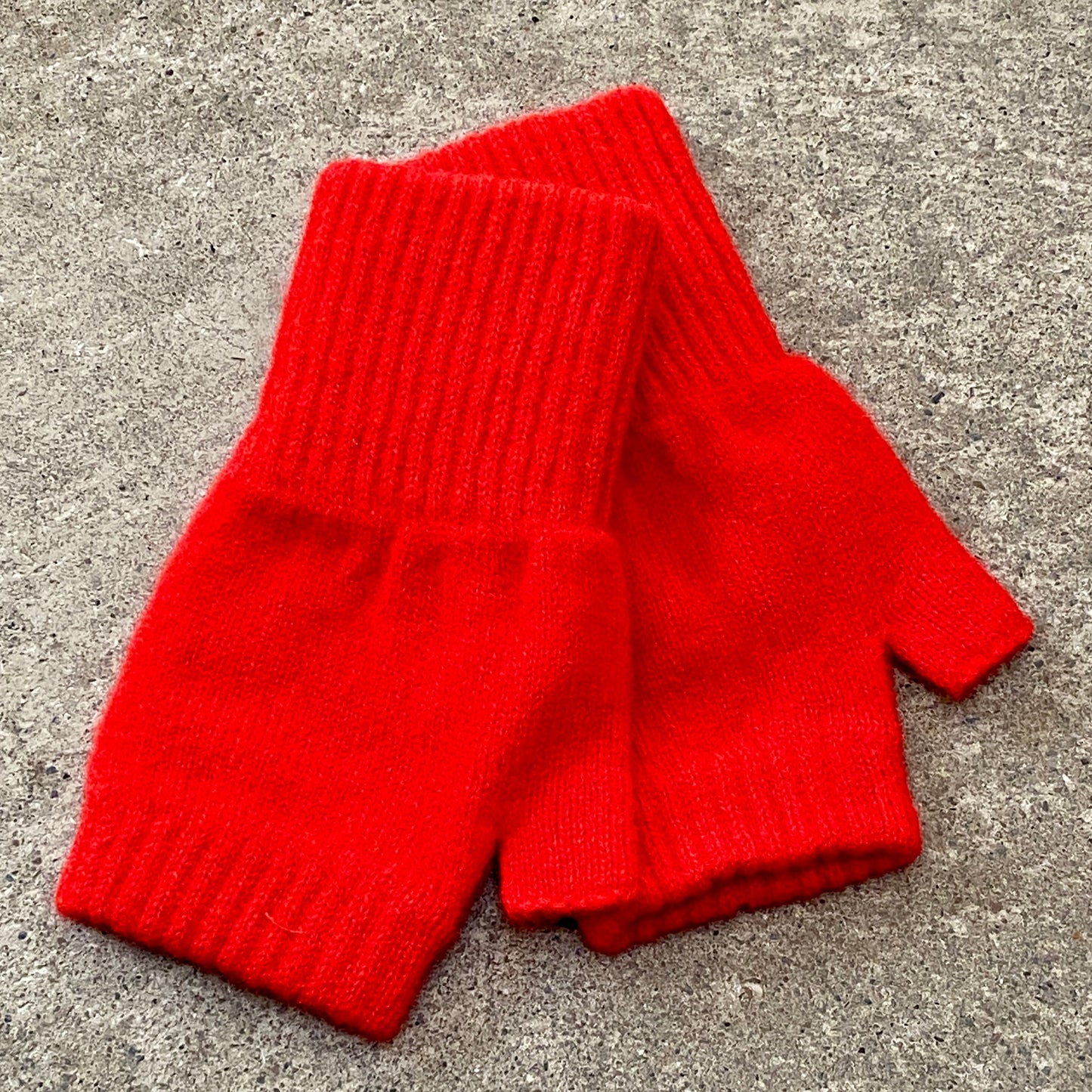 Lambswool Fingerless Mittens