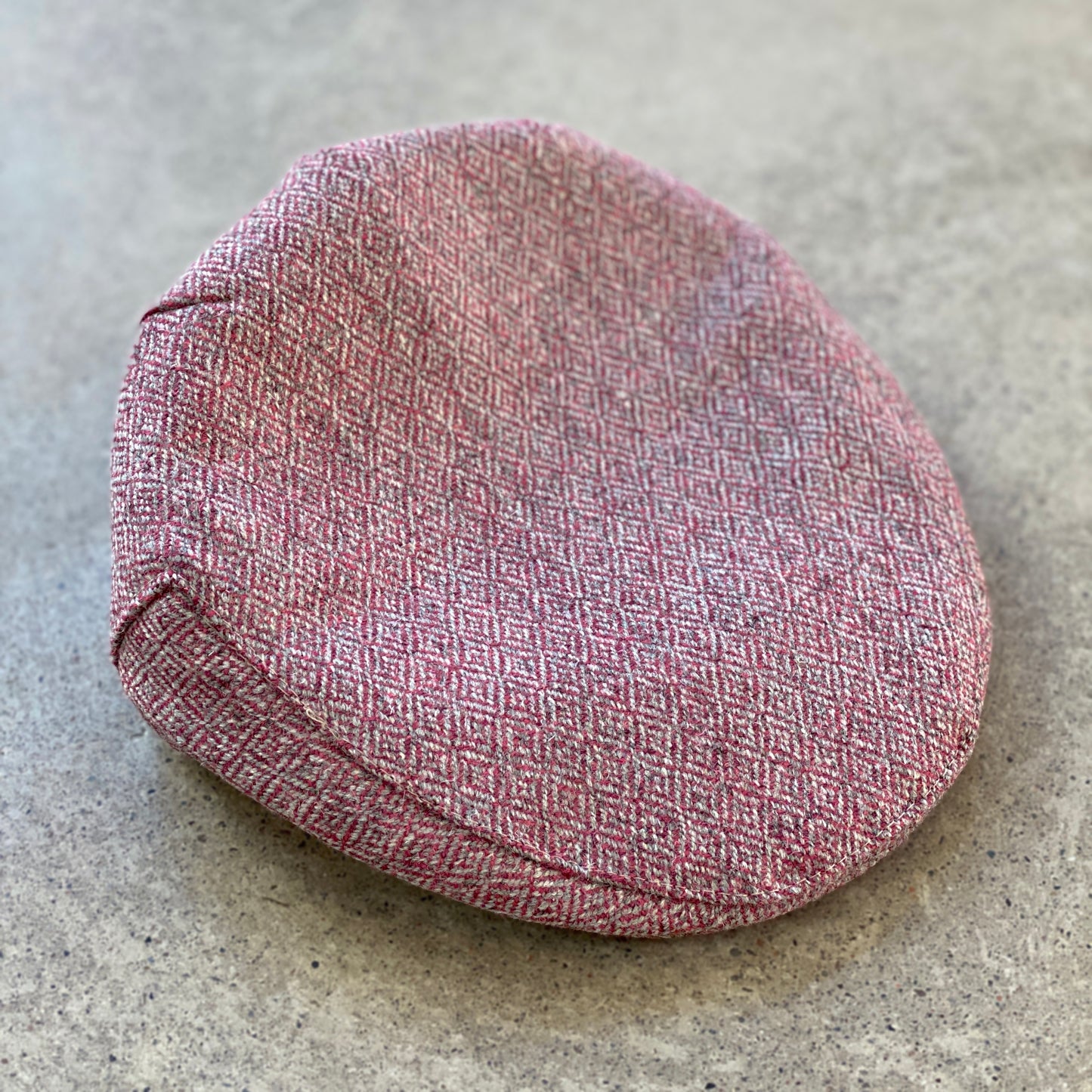 Iona Tweed Bunnet - Rock Pink Diamond Twill