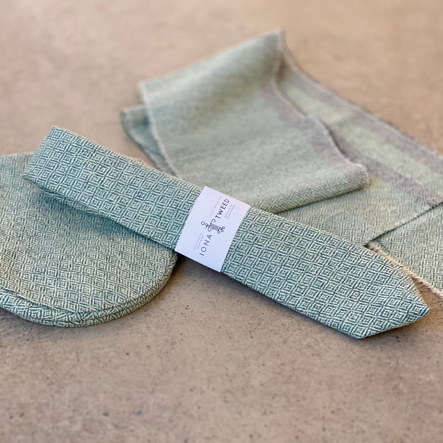 Iona Tweed Tie - Blawlowan Diamond Twill