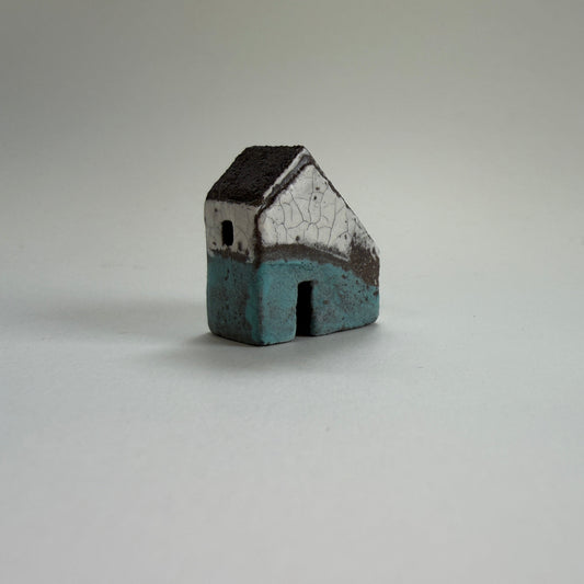 Small Croft House - White & Blue