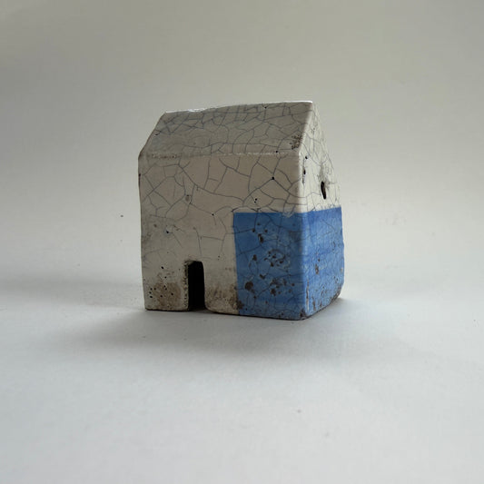 Larger Croft House - White & Blue II