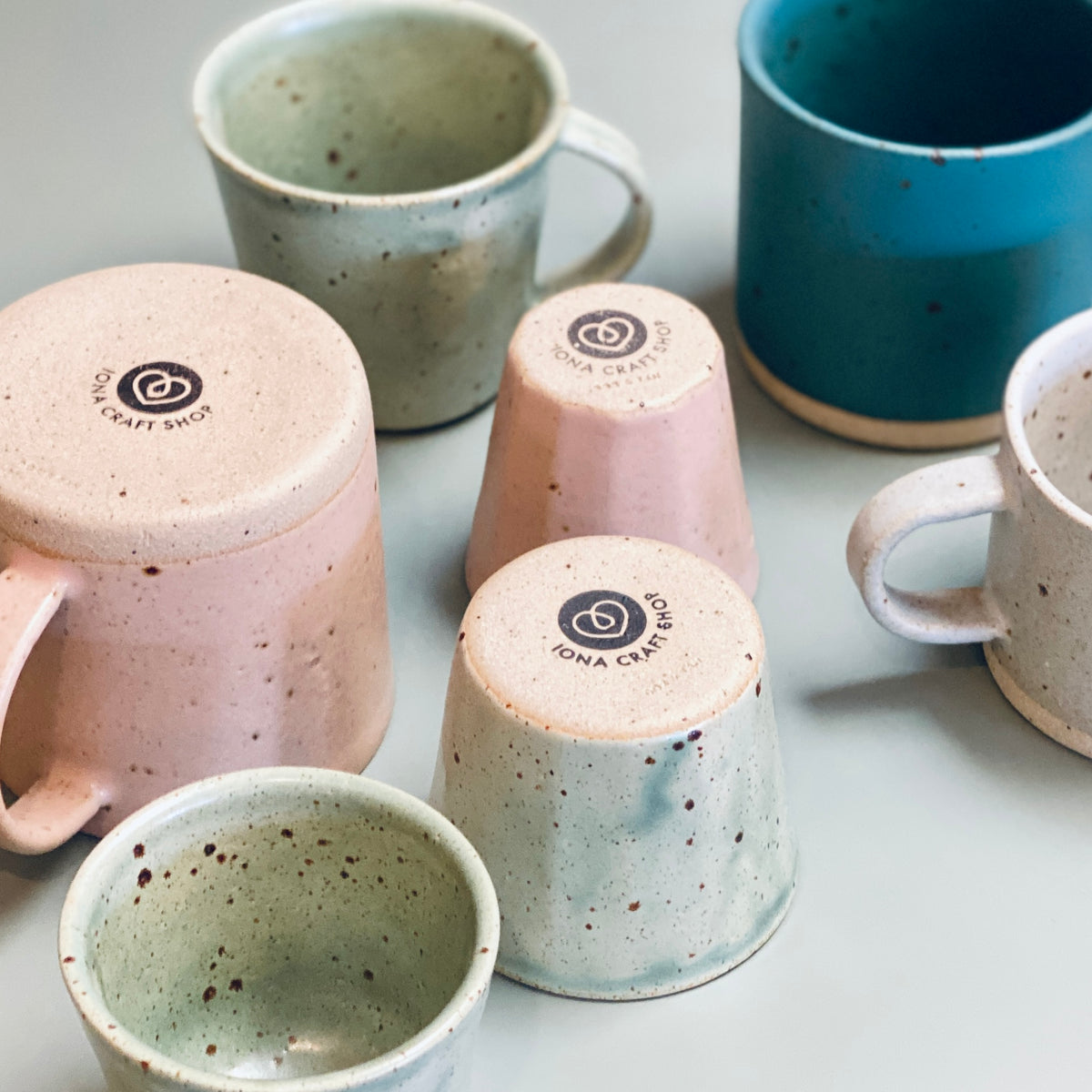 Iona Craft Shop Beaker Mug - Matte White