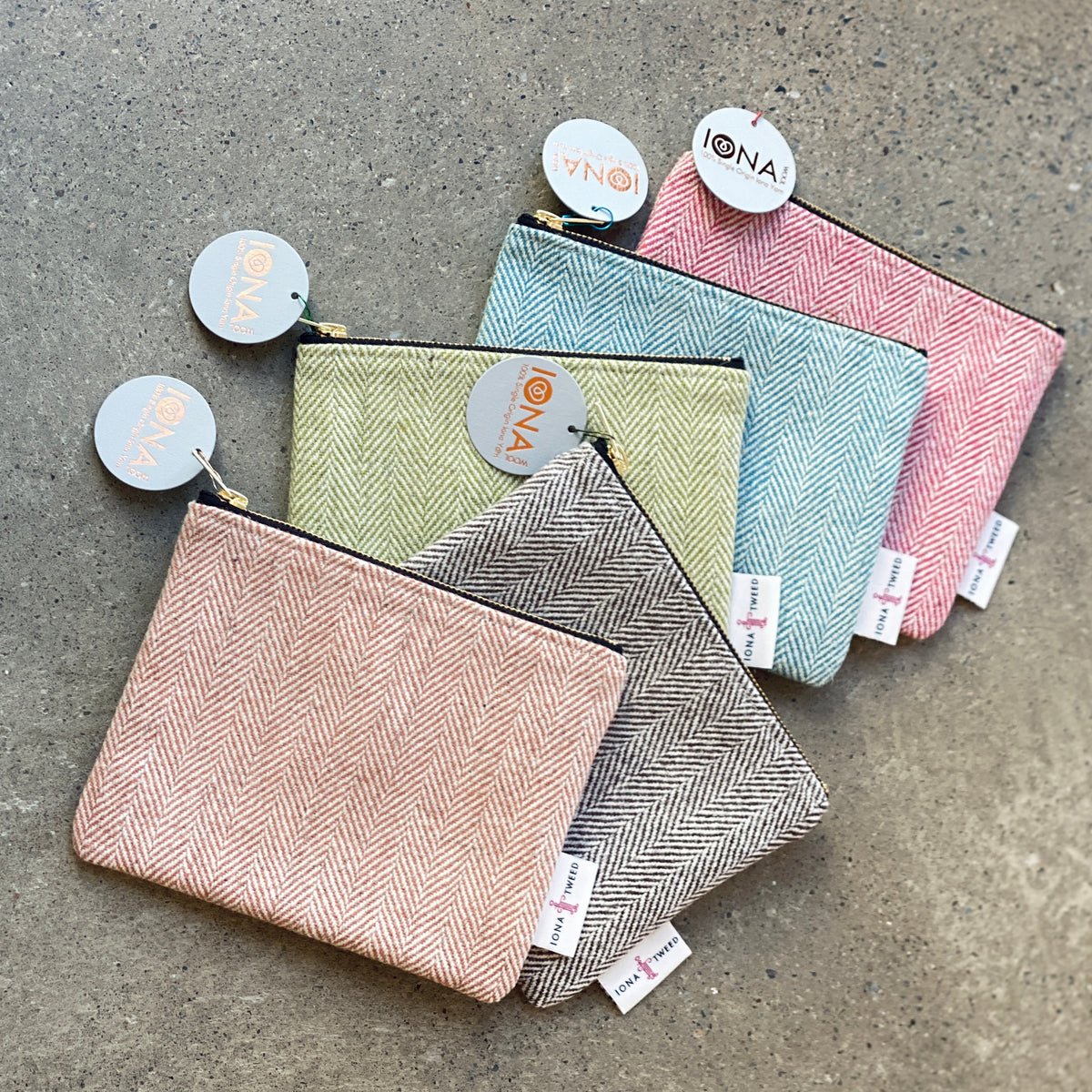 Iona Tweed Coin Purse - Large