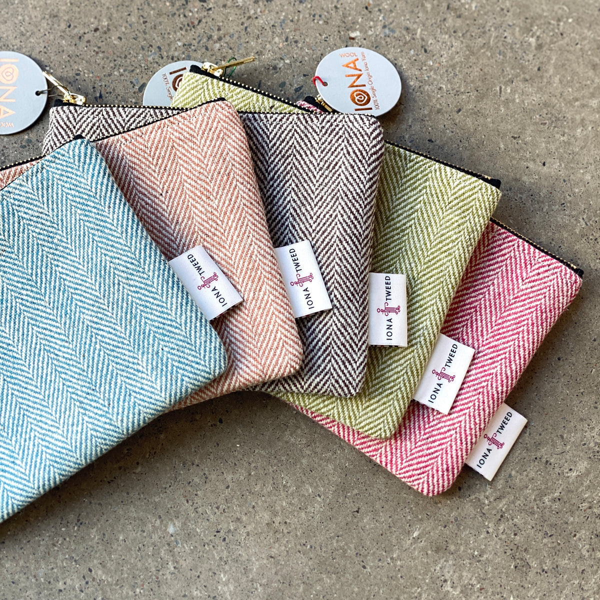 Iona Tweed Coin Purse - Large