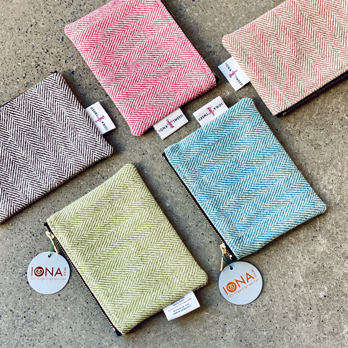 Iona Tweed Coin Purse - Small