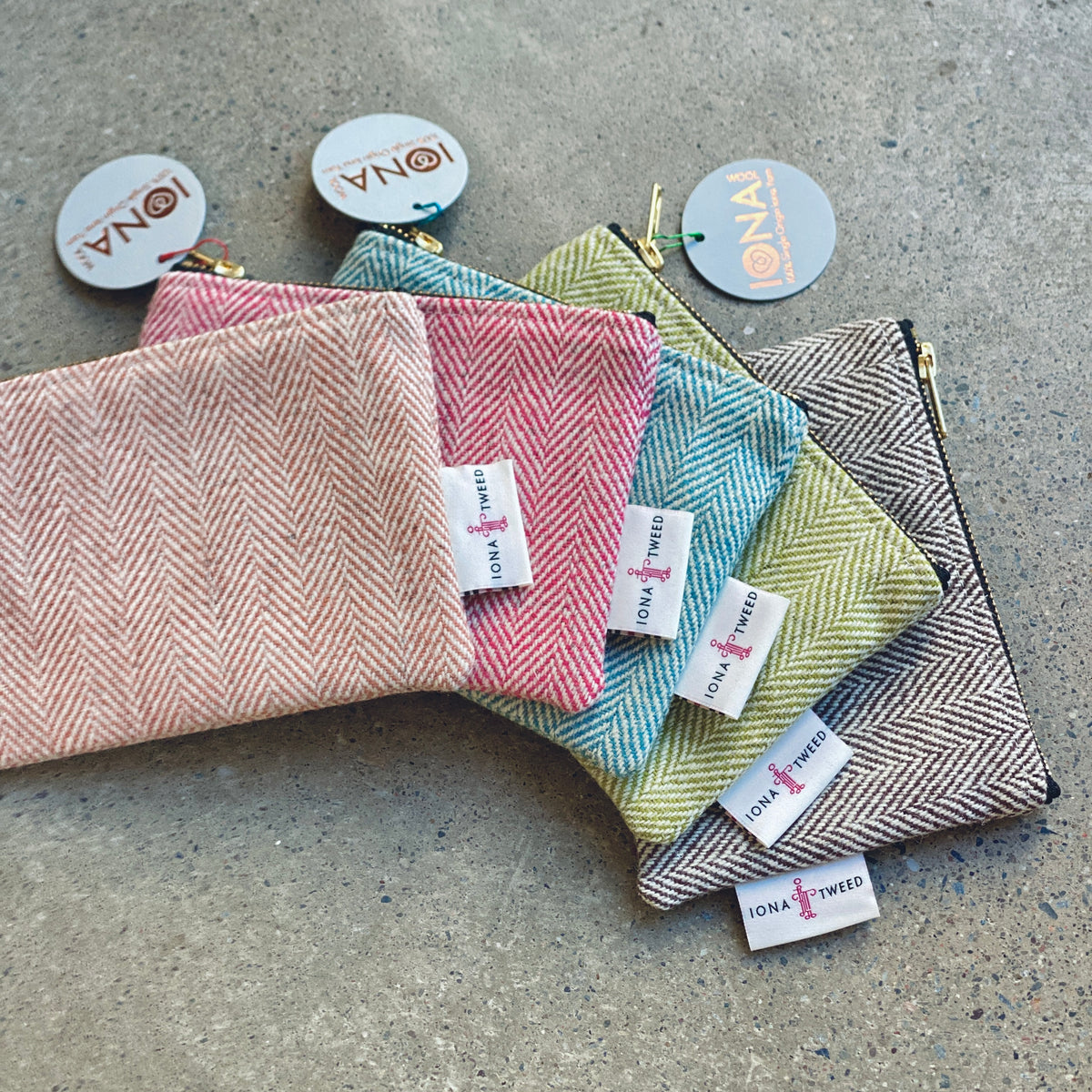 Iona Tweed Coin Purse - Small