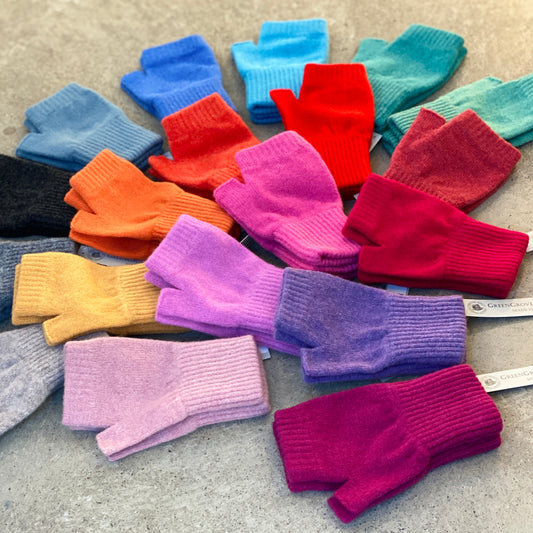 Lambswool Fingerless Mittens