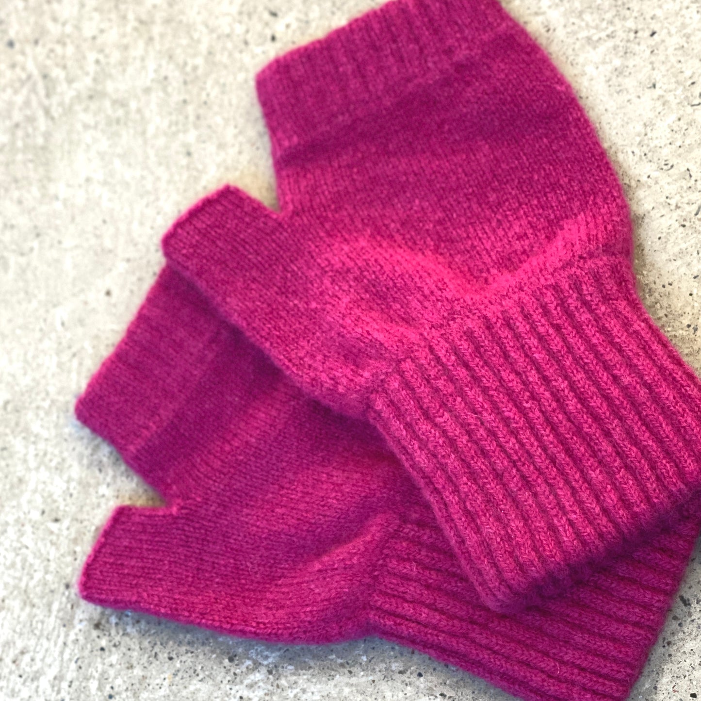 Lambswool Fingerless Mittens