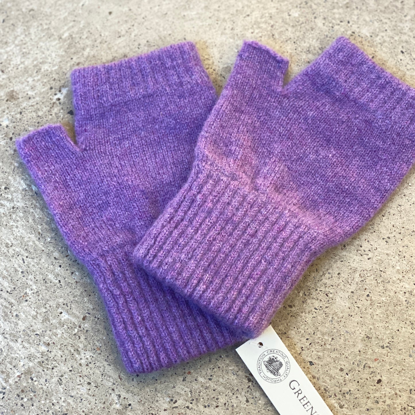 Lambswool Fingerless Mittens