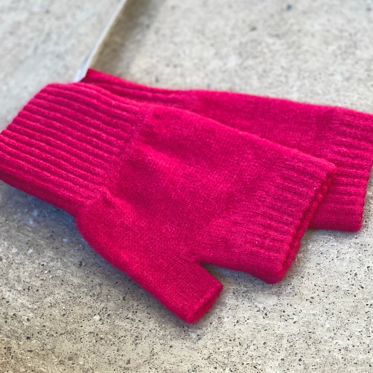 Lambswool Fingerless Mittens